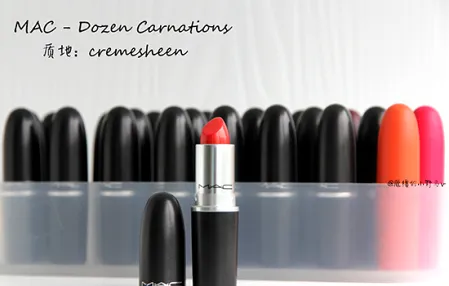 MAC dozen carnation试色 娇嫩粉橘hin讨喜
