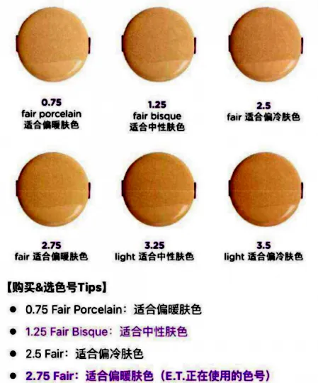 ​衰败城市气垫色号选择