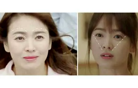 流星眉毛的画法 平眉out了快学乔妹的流星眉
