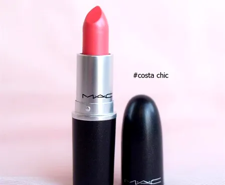 MAC costa chic试色 珊瑚橘粉想显白就他了