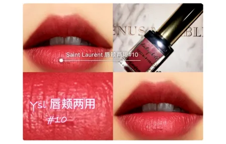 ysl唇颊两用10号豆沙色 秋风落叶豆沙色推荐