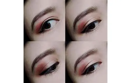 make up revolution桃花盘教程 桃花盘画桃花眼