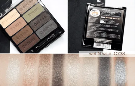 Wet n wild眼影教程 738色的四种画法