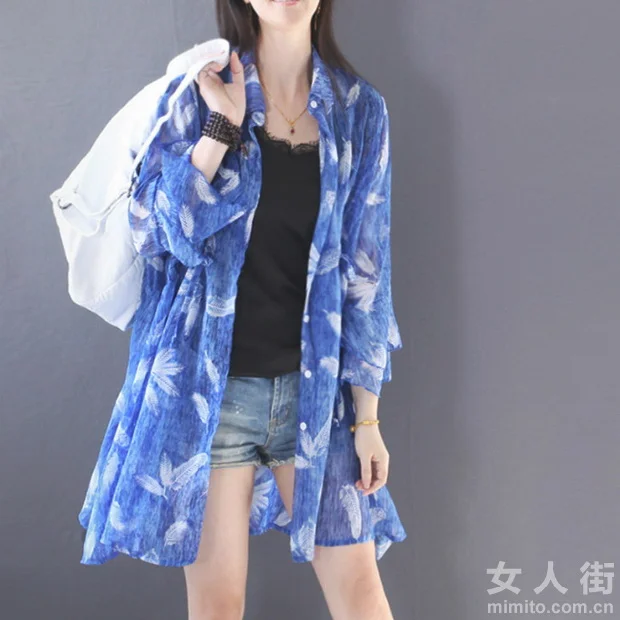 喇叭袖衬衫，让你夏日里更加迷人
