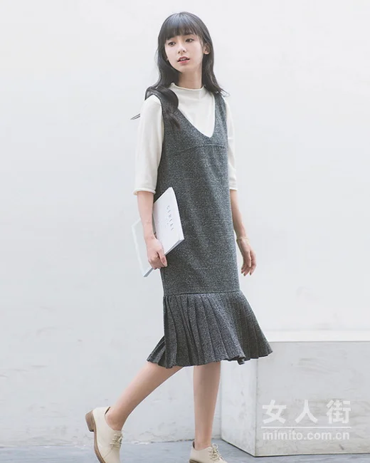 文艺范儿小仙女们秋天都这样穿