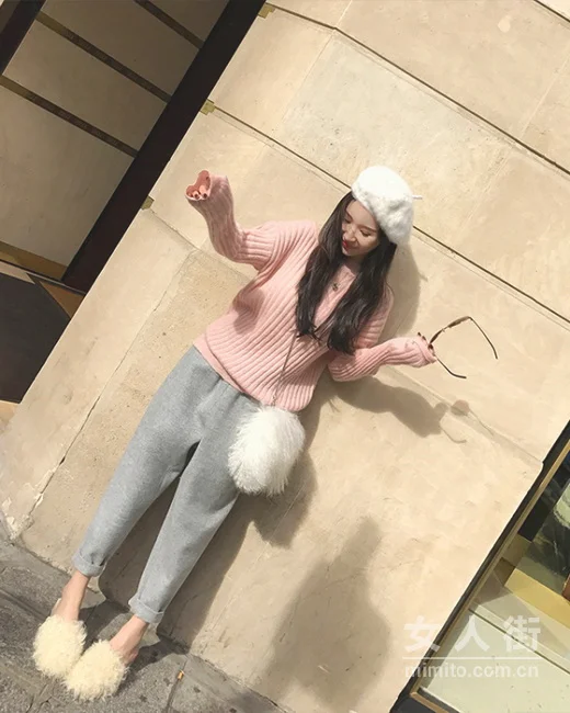 哈伦裤不仅会嘻哈，潮妞的哈伦裤搭配
