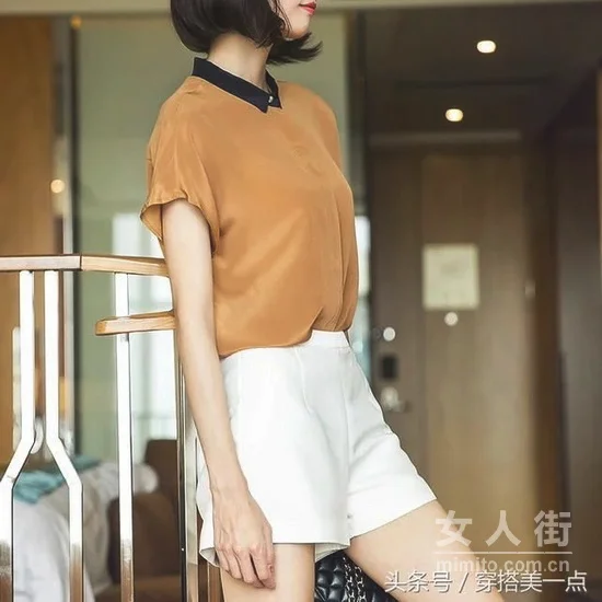 70后女士穿搭配示范,漂亮斯文有活力