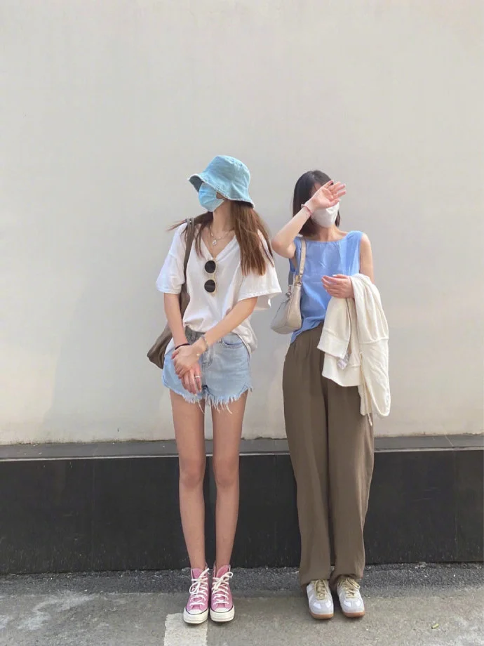 好闺蜜的日常舒适搭配look