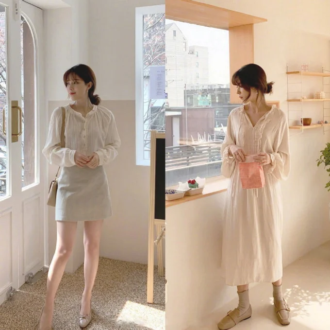 95后的温柔小清新少女搭配