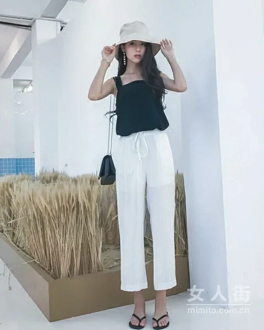 哈伦裤不仅会嘻哈，潮妞的哈伦裤搭配