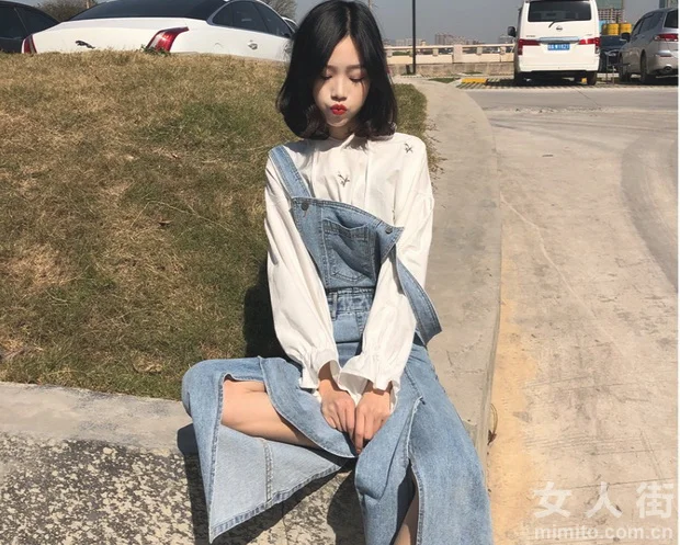 穿上背带裤，你就是20岁小仙女