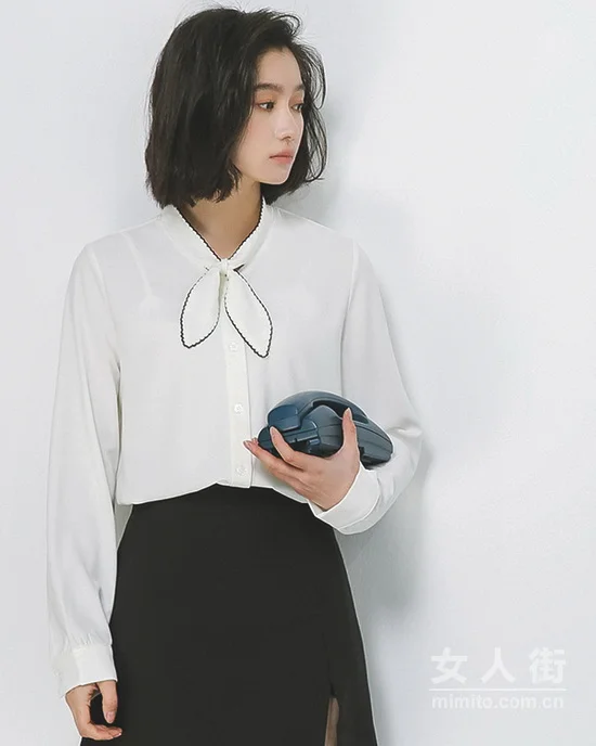 女性衬衫搭配，春季经典时髦感穿搭
