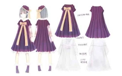 服装设计图纸绘画_服装设计面部怎么画