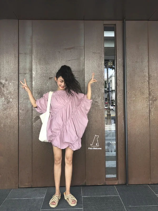 梨型身材挑连衣裙，下半身赘肉不见了