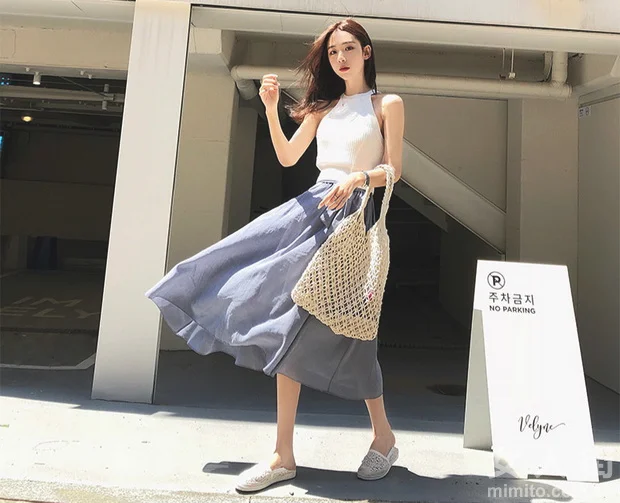 美出新高度的半身裙，塑造活力少女感