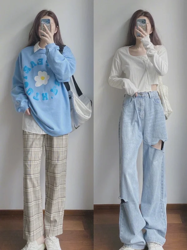 初秋20款少女穿搭示范,休闲气质满分