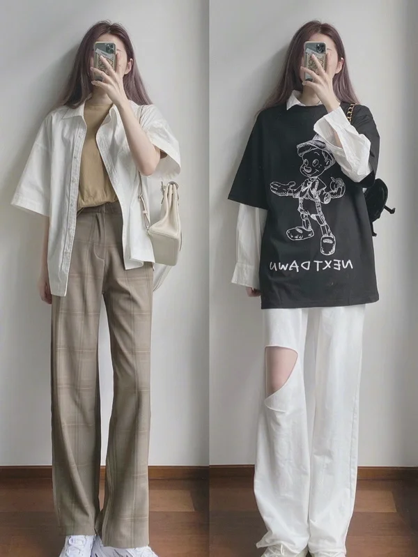 初秋20款少女穿搭示范,休闲气质满分