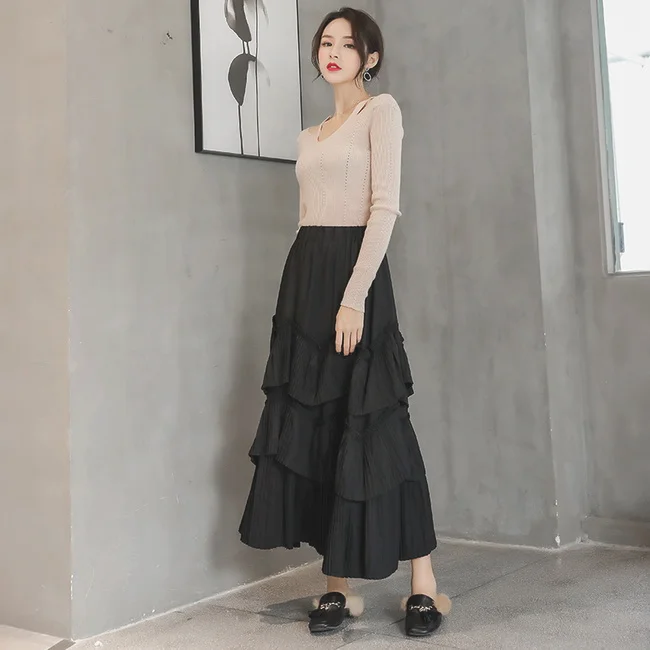 如何制霸秋冬街头？美裙的混搭诱惑