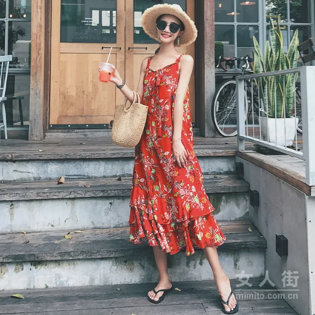 春季美美的踏青，怎么少得变优雅的裙子