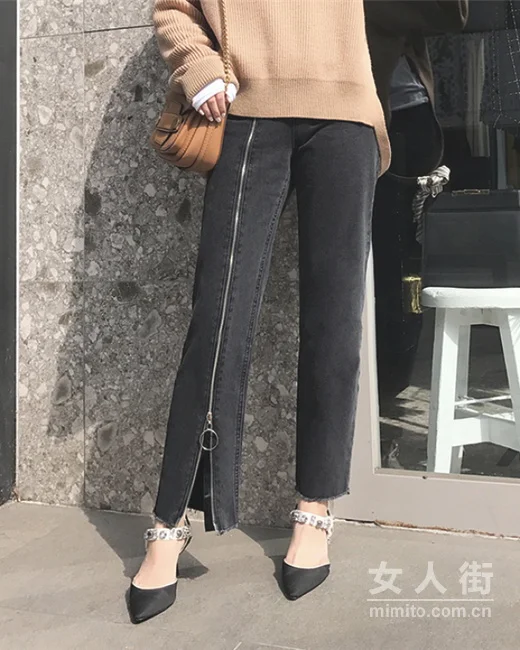 秋冬美妞的牛仔裤，要的就是腔调
