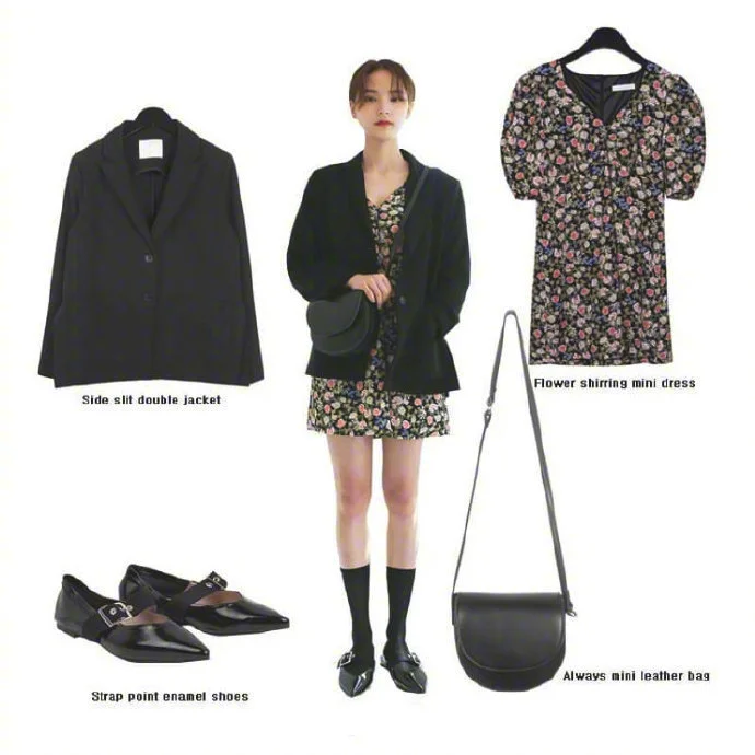 一周不重复穿搭示范，适合春日通勤Look ​​​​