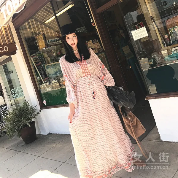 海岛度假装 波西米亚裙给你别样风情