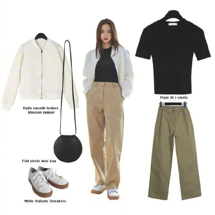 一周不重复穿搭示范，适合春日通勤Look ​​​​