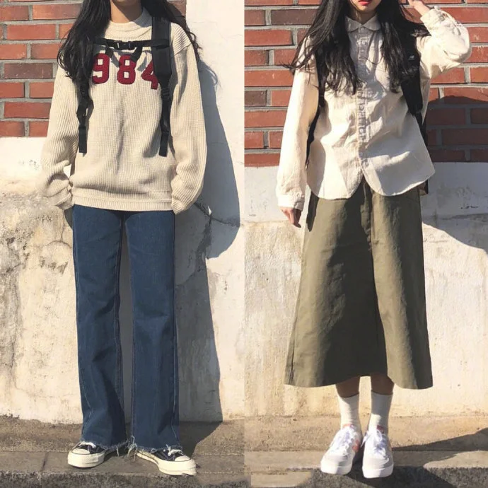 小个子学生党服饰搭配，超耐看学院派搭配LOOK