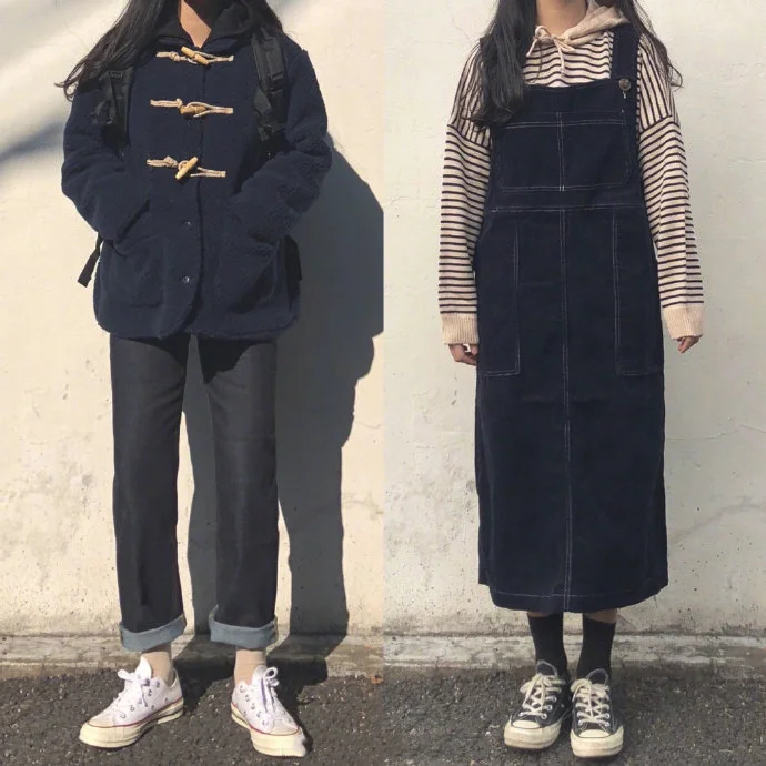 小个子学生党服饰搭配，超耐看学院派搭配LOOK