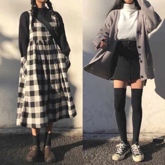 小个子学生党服饰搭配，超耐看学院派搭配LOOK