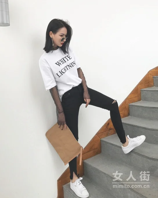 破洞牛仔裤，穿上简直时髦上天