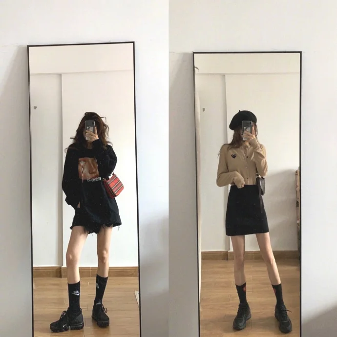 18套适合酷女孩的早秋穿搭