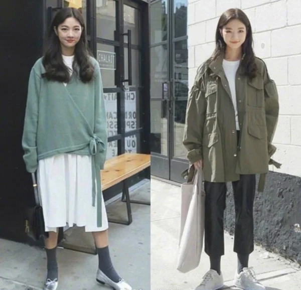 温柔气质的轻熟女孩的穿搭示范