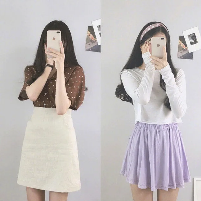 少女感十足的甜美风穿搭参考