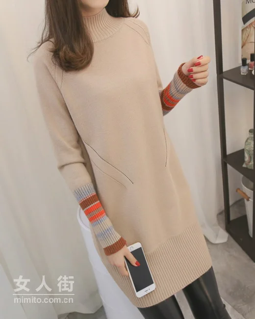 宽松毛衣穿搭，给你满满女人味