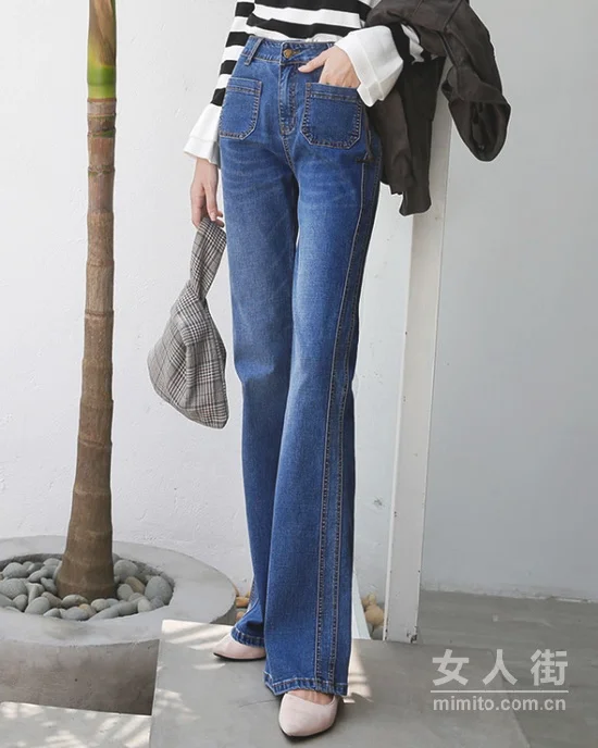 深冬内搭穿什么？打底+牛仔裤简单美