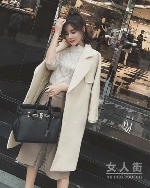 今年时髦搭配，让女生爆棚感十足的大衣