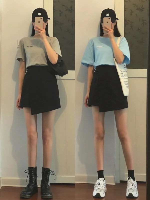 从视觉拉伸腿型的夏日穿搭参考