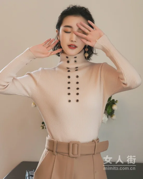 深冬内搭穿什么？打底+牛仔裤简单美
