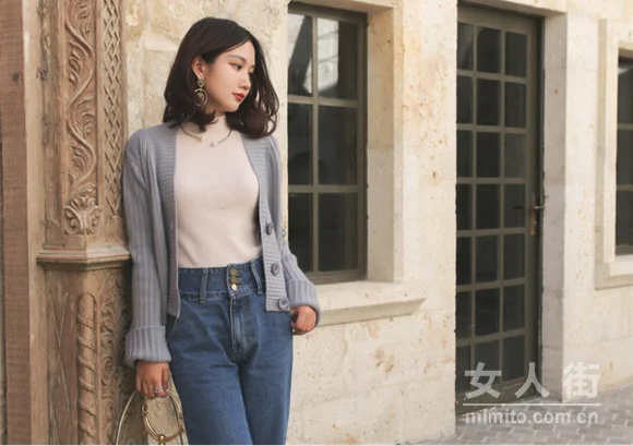 秋冬凹造型，针织衫让你美成小仙女