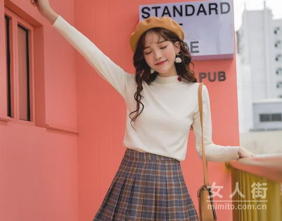 秋冬凹造型，针织衫让你美成小仙女