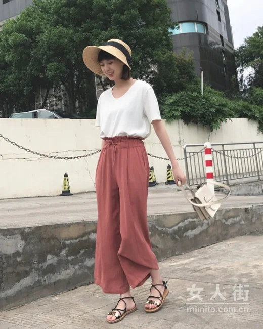 显瘦阔腿裤 入秋不想体验一下吗？