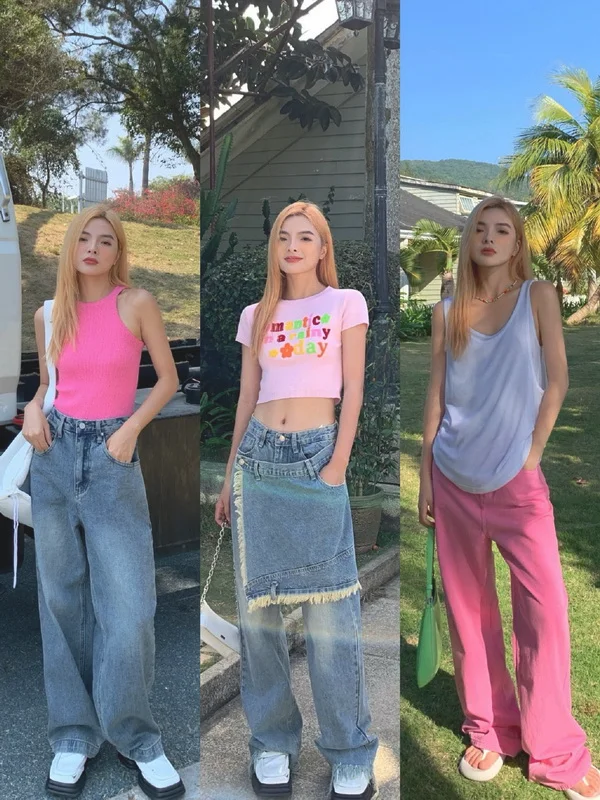 开启夏日时刻,漂亮小姐姐夏日五彩穿搭集!