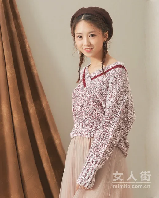 秋冬凹造型，针织衫让你美成小仙女