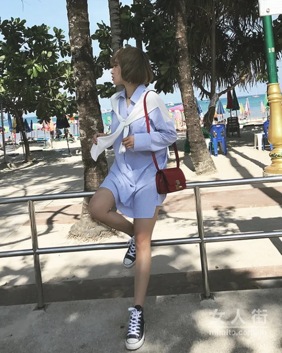 百变衬衫裙教你夏日穿搭小心机