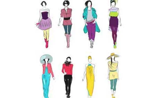 服装手绘技巧_服装色彩搭配技巧