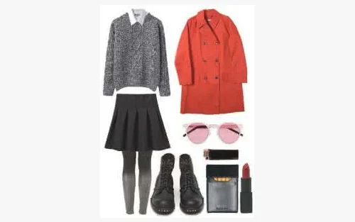 女生冬季服装搭配