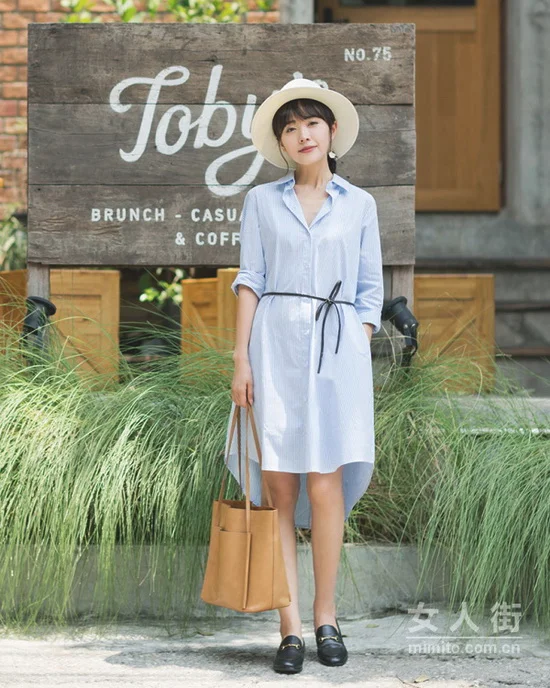 百变衬衫裙教你夏日穿搭小心机