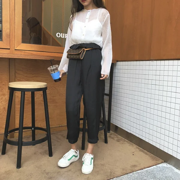 苹果型身材女生，这么穿秒变纸片人