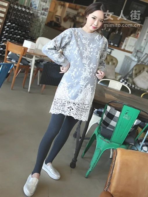 孕妇时尚穿搭，孕妇裤给肚子留点空间！